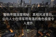 蜜桃传媒深度揭秘：真相风波背后，业内人士在停车场角落的角色极度令人意外